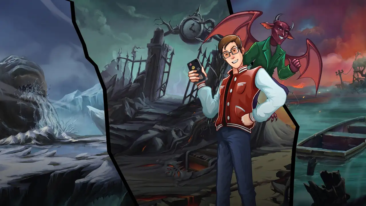 Angelo and Deemon: One Hell of a Quest Art