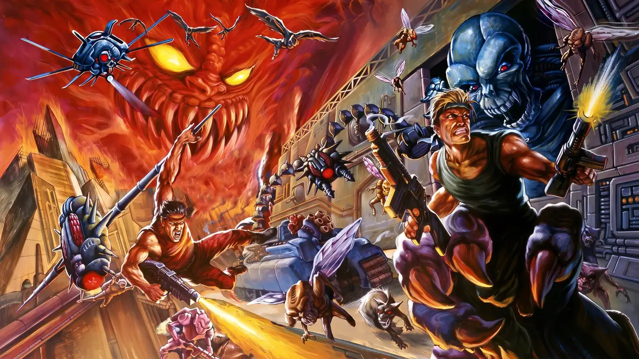 Contra III: The Alien Wars Art