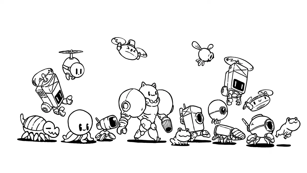 Gato Roboto Art