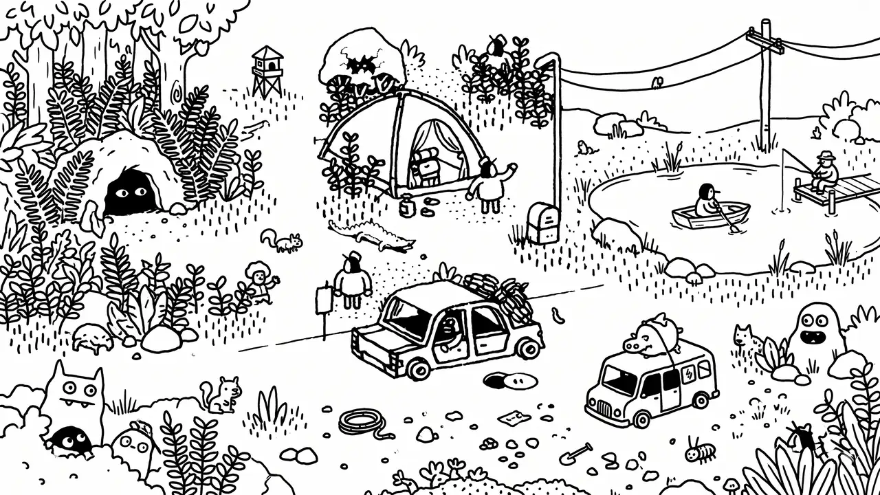 Hidden Folks Art