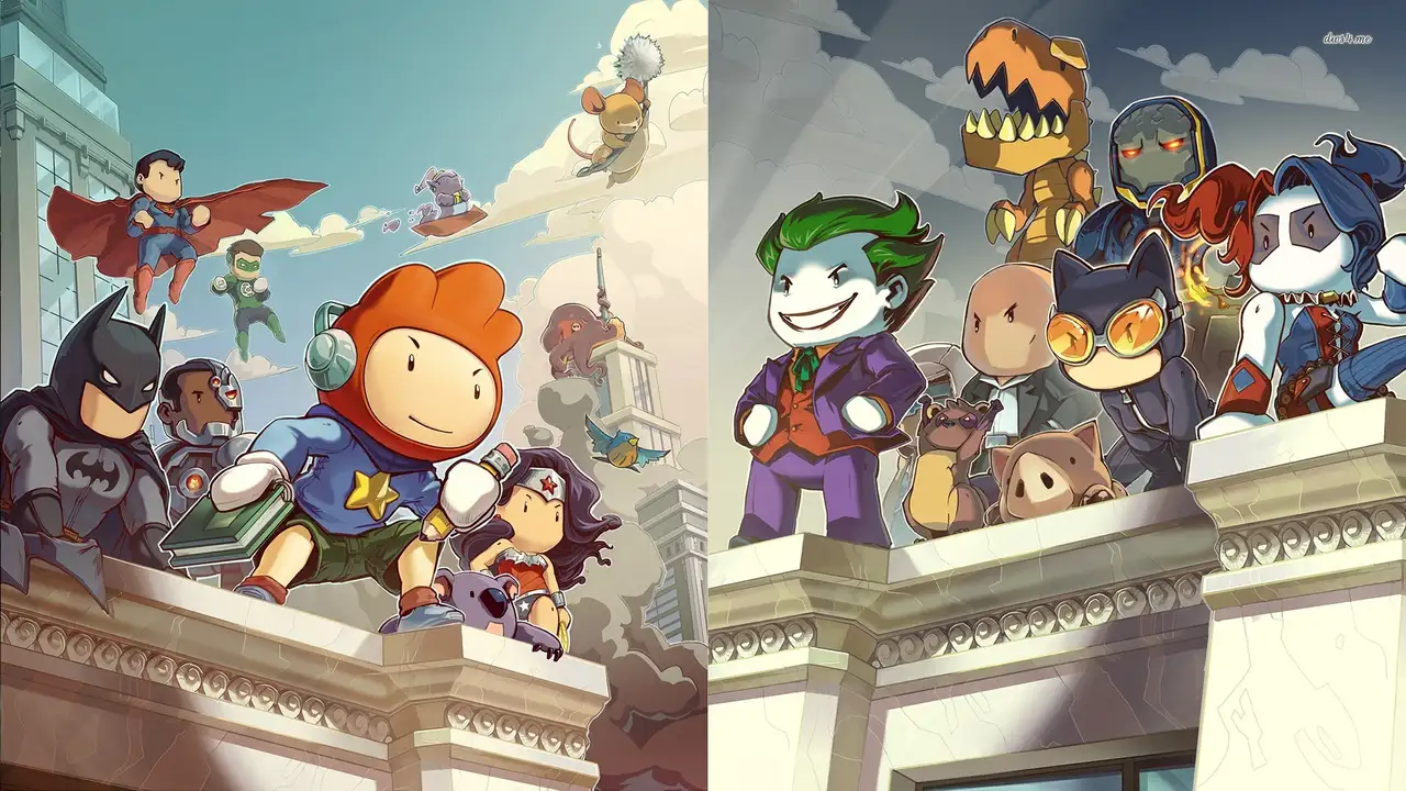 Scribblenauts Unmasked: A DC Comics Adventure Art